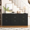ORRD White 9-Drawer Dresser (63" Large Deep) – Wooden Storage for Bedroom, Living Room, Hallway - 4 of 4
