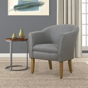 Modern Barrel Accent Chair - HomePop - 1 of 4
