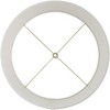 Set of 2 Drum Lamp Shades Off-White Medium 15" Top x 16" Bottom x 11" Slant x 11" High Spider with Replacement Harp and Finial Fitting - 4 of 4