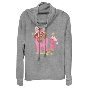 Juniors Womens Strawberry Shortcake Hi Friends Cowl Neck Sweatshirt - 1 of 4