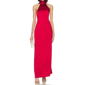 Women's RAVEENA HALTER SCARF MAXI DRESS - LPA - 1 of 3