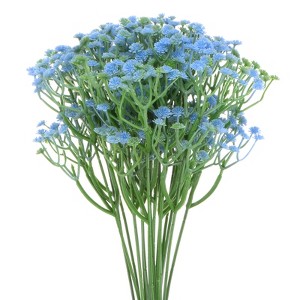 Unique Bargains Artificial Baby's Breath Plastic Real Touch Handmade Simulation 11.4" - 1 of 4