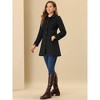 INSPIRE CHIC Women's Winter Classic Single Breasted Outwear Overcoat with Pockets - 3 of 4