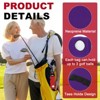 Unique Bargains Neoprene Waist-Mounted Lightweight Golf Ball Carry Bags 2 Pcs - 3 of 4