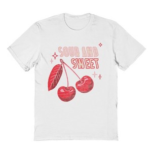 Social Collective Men's Sour And Sweet  Valentines Day Short Sleeve Graphic Cotton T-Shirt - 1 of 3