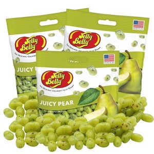 Jelly Belly 3 Pack Juicy Pear Flavored Jelly Beans Grab & Go 3.5oz - 1 of 4