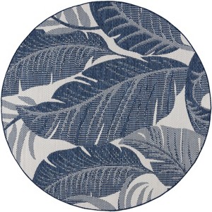 Beach House BHS422 Power Loomed Stain Resistant Non-Shedding Indoor/Outdoor Rugs - Safavieh - 1 of 4