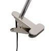 Creekwood Home Sleek Essentials 15.5" Basic Clip on Reading Light with Flexible Gooseneck Brushed Nickel Finish - 4 of 4