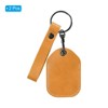 Unique Bargains Leather Keychain Blanks with Key Ring for DIY Laser Engraving 2 Pcs - 3 of 4
