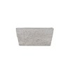 HomeRoots 9" Gray Speckle Glaze Cement Indoor Outdoor Rectangular Pot Planter - 3 of 4