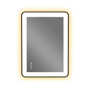 Black Framed Led Bathroom Mirror - 1 of 4