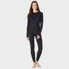 Warm Essentials By Cuddl Duds Women's Active Thermal Leggings - Black L :  Target