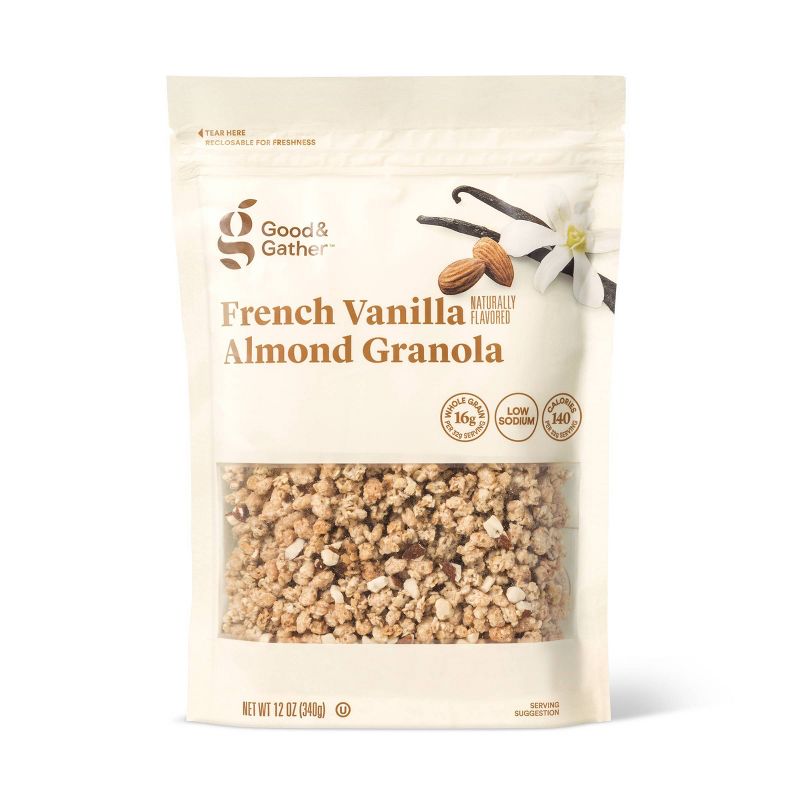 French Vanilla Almond Granola - 12oz - Good & Gather&#8482;, 1 of 8