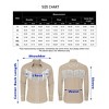 Men's Cowboy Costume Western Long Sleeve Casual Fringe Hippie Slim Fit Button Down Shirt - 4 of 4
