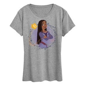 Women's - Disney - Asha & Her Star Short Sleeve Graphic T-Shirt - 1 of 4