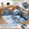 Acekool Machine Washable Area Rug, Non-Slip Low Pile Soft Accent Carpet, Easy-Clean Stain-Resistant Modern Abstract Rug for Living Room Bedroom Office - 3 of 4