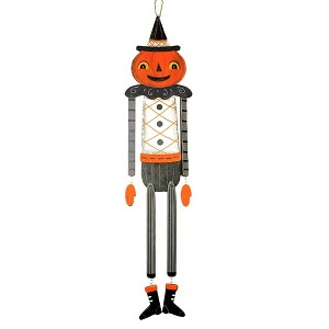 Transpac 39.0 Inch Dangling Halloween Figure Witch Pumpkin Johanna Parker Figurines - 1 of 3