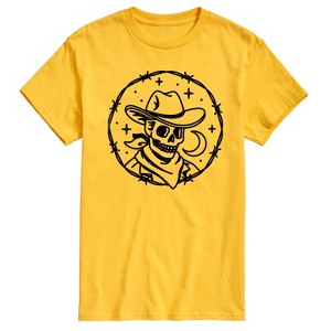 Men's - Country Casuals - Skeleton Cowboy Short Sleeve Graphic T-Shirt - 1 of 4