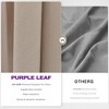 PURPLE LEAF Cantilever Patio Umbrella Outdoor Offset Umbrella with 3 Years Fade Resistance Recycled Fabric With Base - 3 of 4