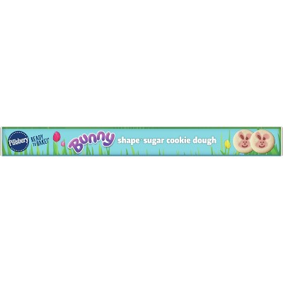 Pillsbury Ready-to-Bake Bunny Shape Sugar Cookie Dough - 9.1oz/20ct