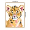 Amanti Art Tiger Baby by Ohkimiko  Framed Canvas Wall Art - 3 of 4