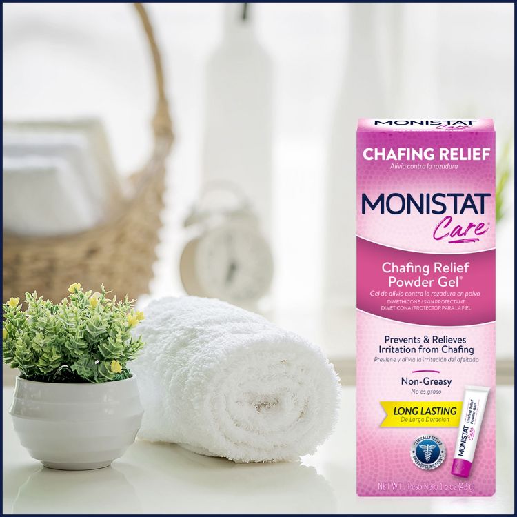 Monistat Care Feminine Chafing Relief Powder Gel, Anti-Chafe Protection - 1.5 oz, 2 of 7