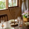 Vintiquewise Wall Mount 9-Branch Menorah, Mid-Century Elegant Illuminated Display, Decorative Judaica Accent - 4 of 4