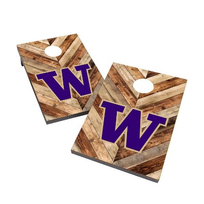 NCAA Washington Huskies 2'x3' Cornhole Bag Toss Game Set