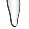59"x12" Metal Slim Abstract Wavy Wall Mirror Black - Olivia & May: Contemporary Style, No Assembly Required, Includes Hardware - 3 of 4