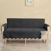 Collections Etc Lacey Scalloped Edge Reversible Quilted Furniture Protector - 2 of 4