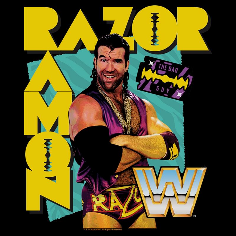 Men's WWE Razor Ramon T-Shirt, 2 of 6