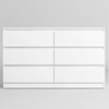 Resenkos Modern Mid Century 6 Drawer Wide Dressers Chests for Bedroom, Chest of Drawer Organizer Grey - 2 of 4