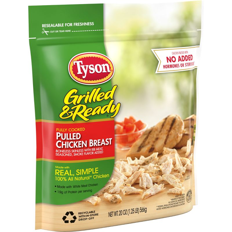 Tyson Grilled &#38; Ready Pulled Chicken - Frozen - 20oz, 5 of 8