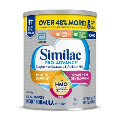 Similac Pro-Advance Non-GMO Powder Infant Formula
