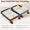 YONWAY Luggage Sets 4 Piece, with Compression Packing Cubes, Hardside Expandable Suitcase Set, with TSA Lock and Spinner Wheel - 4 of 4