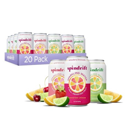 Spindrift Lemonade Flavor Pack - 12 Fl Oz Can (Pack of 20)