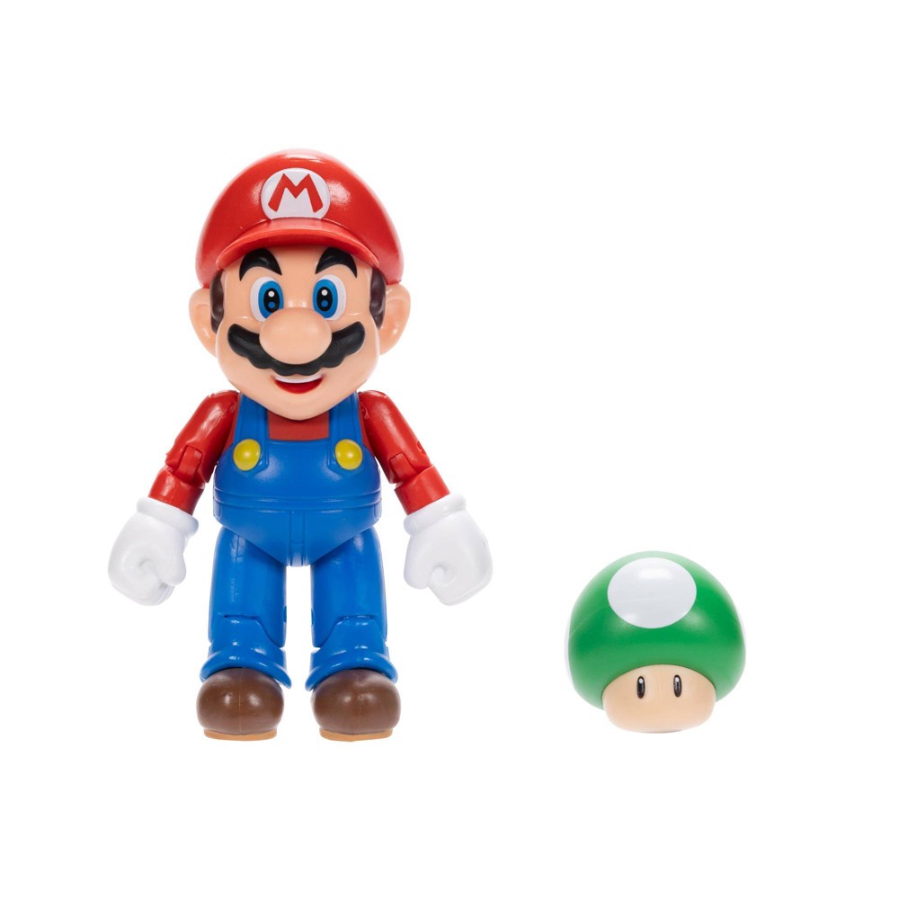 Nintendo Super Mario with 1-Up Mushroom Figure