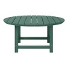 WestinTrends Dylan 5-Piece Outdoor Patio HDPE Adirondack Chair With Round Coffee Table Conversation Set - 3 of 4