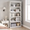 5-Tier Wooden Bookshelf, 67.4" Display Bookcase with 5 Shelves for Home Office, Living Room & Bedroom Storage & Organization - 4 of 4