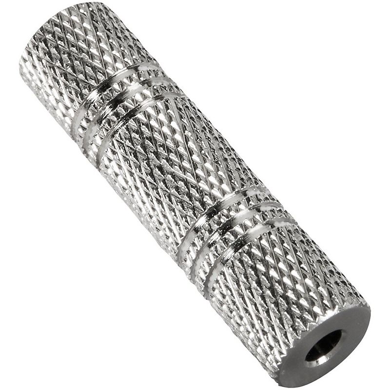 Livewire Essential Stereo 3.5mm Female TRS to Stereo 3.5mm Female TRS Coupler Silver, 1 of 2