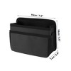 Unique Bargains Car Trash Can Hanging Car Door Back Seats Fabric Trash Bin 1 Pcs Black - 4 of 4