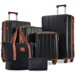 Dexmalle Hardshell Luggage Sets 6 Piece Suitcase Set - 1 of 4