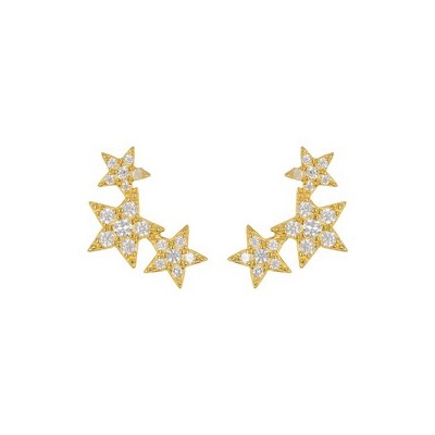 Adornia Shooting Star Stud Earrings
