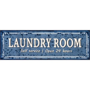 Nuloom Graphic Pet Friendly Machine Washable Laundry Mat - 1 of 4