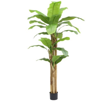 ArtificialTree, Tall Fake Plants for Indoor Outdoor Decor, Large Faux Tree for Home Office Decor Living Room Porch Patio