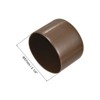 Unique Bargains Vinyl Rubber Screw Thread Bolt Plug Round Tube Insulated Protective Caps 10 Pcs - 3 of 4