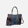 MKF Collection Bonita Crocodile Embossed Tote handbag with Wallet by Mia K - 2 of 4