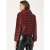 INSPIRE CHIC Women's Collar Warm Winter Outwear Cropped Faux Fur Fluffy Coat - 4 of 4