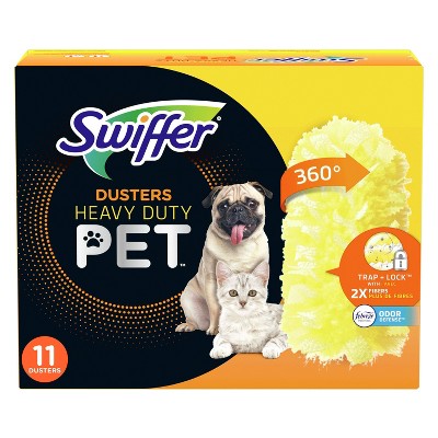 Swiffer Dusters, Pet Heavy Duty Refills with Febreze Odor Defense - 11ct