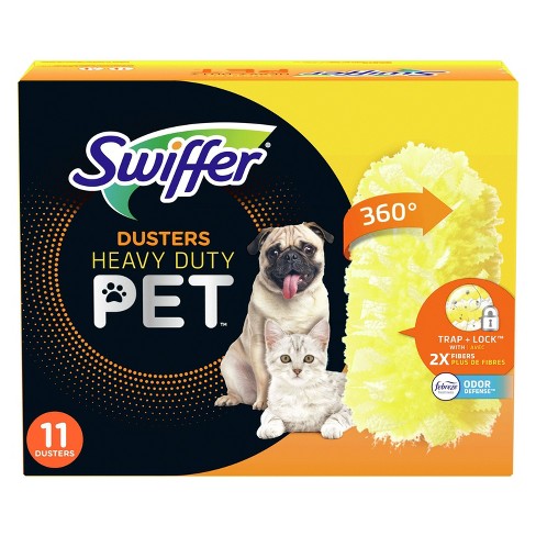 Swiffer Dusters, Pet Heavy Duty Refills with Febreze Odor Defense - 11ct - image 1 of 4